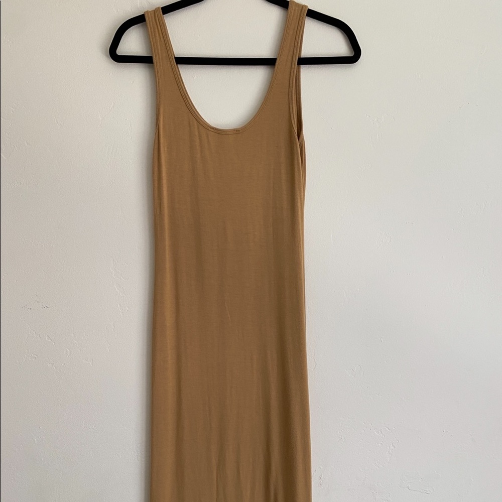 Forever 21 tan midi dress